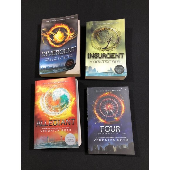 Divergent Series 4-Book Set By Veronica Roth Paperback - Picture 1 of 11